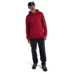 BURTON OAK HOODIE DEEP RED HEATHER - Image 4