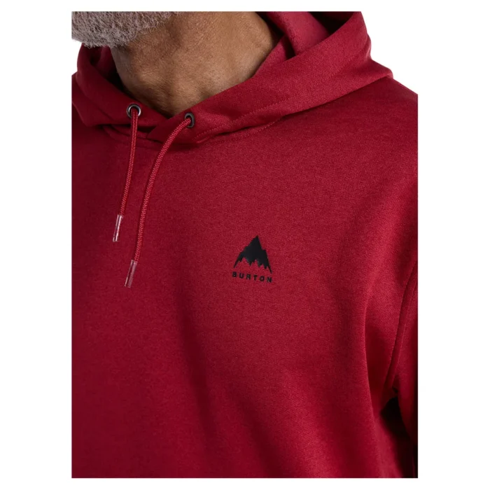 BURTON OAK HOODIE DEEP RED HEATHER - Image 3