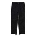 CARHARTT WIP REGULAR CARGO PANT BLACK RINSED - Image 6