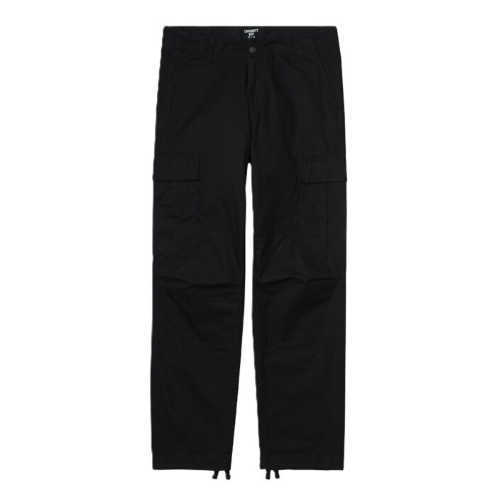 CARHARTT WIP REGULAR CARGO PANT BLACK RINSED - Image 6