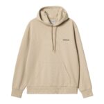 CARHARTT WIP SCRIPT EMBROIDERY SWEAT HOODIE WALL BLACK