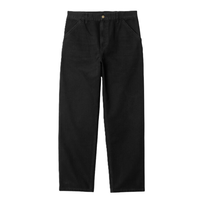 CARHARTT WIP SIMPLE PANT BLACK AGED CANVAS - Εικόνα 6