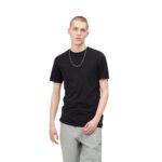 CARHARTT WIP STANDARD CREW NECK T-SHIRT BLACK BLACK