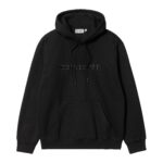 CARHARTT WIP CARHARTT HOODIE BLACK BLACK
