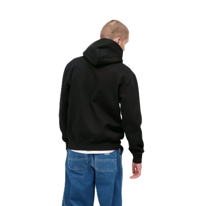 CARHARTT WIP CARHARTT HOODIE BLACK BLACK - Image 4