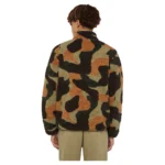 DICKIES MOUNT HOPE CAMO ZIP FLEECE IMPERIAL GREEN - Image 2