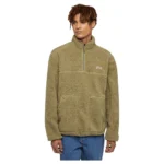 DICKIES MOUNT HOPE QUARTER ZIP FLEECE IMPERIAL GREEN