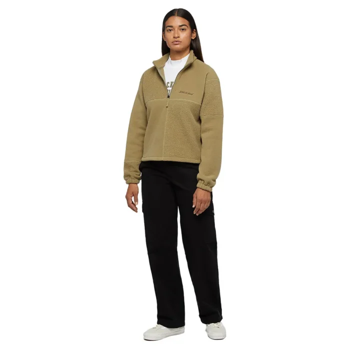 DICKIES PINESDALE WOMEN QUARTER ZIP FLEECE IMPERIAL GREEN - Image 6