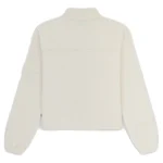 DICKIES PINESDALE WOMEN QUARTER ZIP FLEECE WHITECAP GREY - Image 5