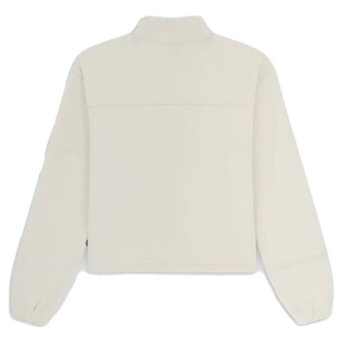 DICKIES PINESDALE WOMEN QUARTER ZIP FLEECE WHITECAP GREY - Image 5
