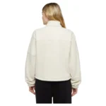 DICKIES PINESDALE WOMEN QUARTER ZIP FLEECE WHITECAP GREY - Image 2