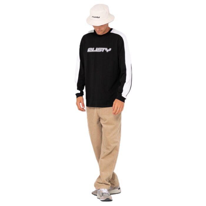 RUSTY GARY LOOSE ELASTIC CORD CHINO PANT LIGHT FENNEL - Image 5