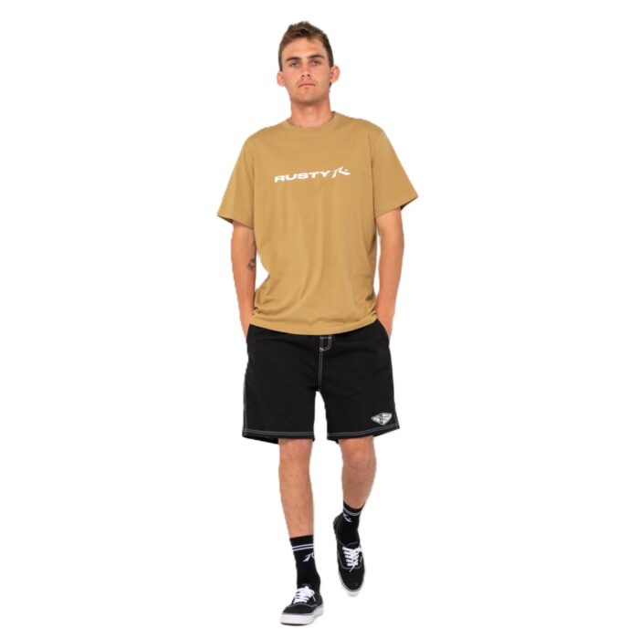 RUSTY VITAL T-SHIRT KHAKI - Image 5