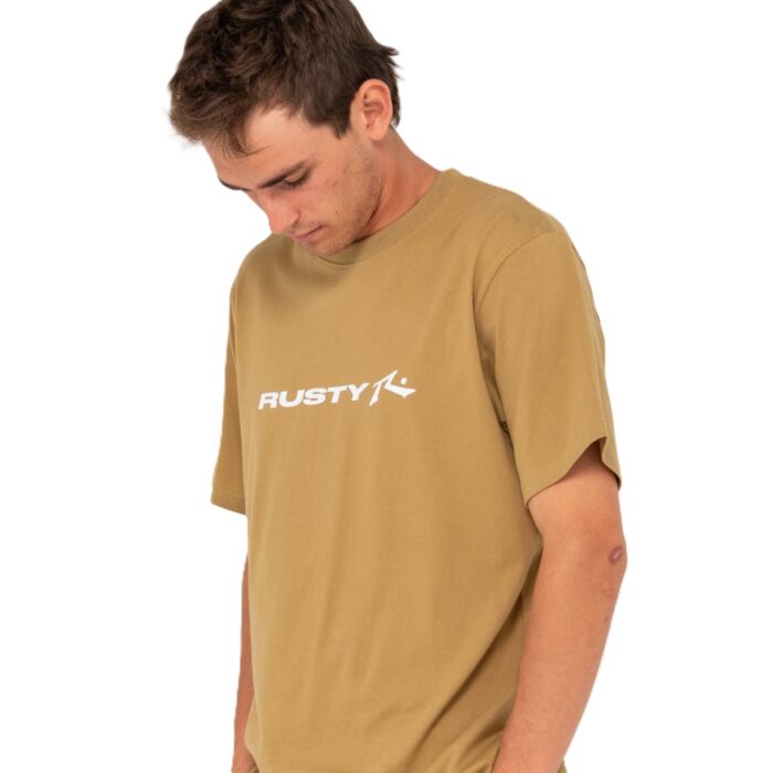 RUSTY VITAL T-SHIRT KHAKI - Image 4