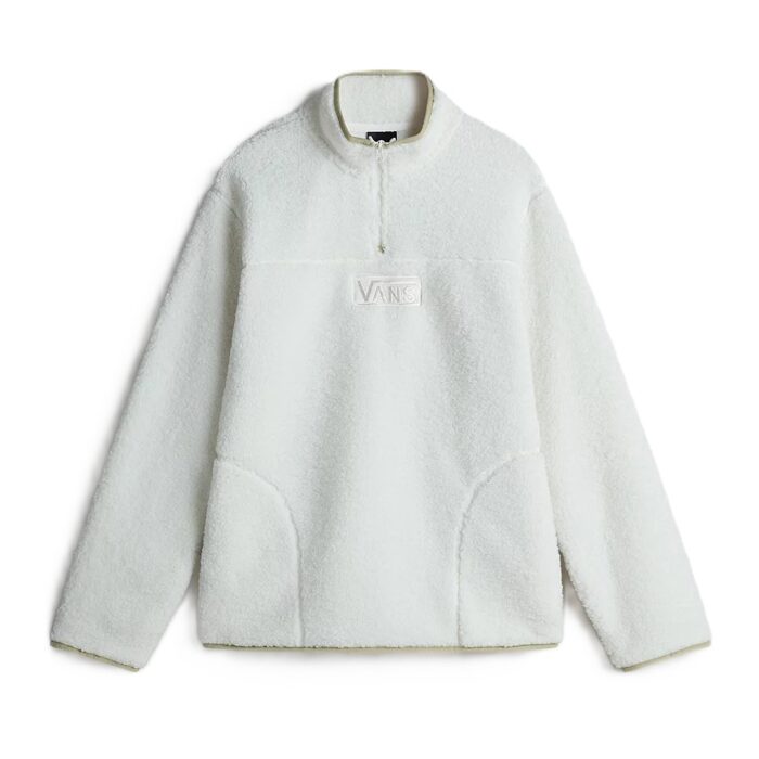 VANS BOXED SHERPA QUARTER ZIP FLEECE MARSHMALLOW - Image 5