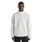 VANS BOXED SHERPA QUARTER ZIP FLEECE MARSHMALLOW