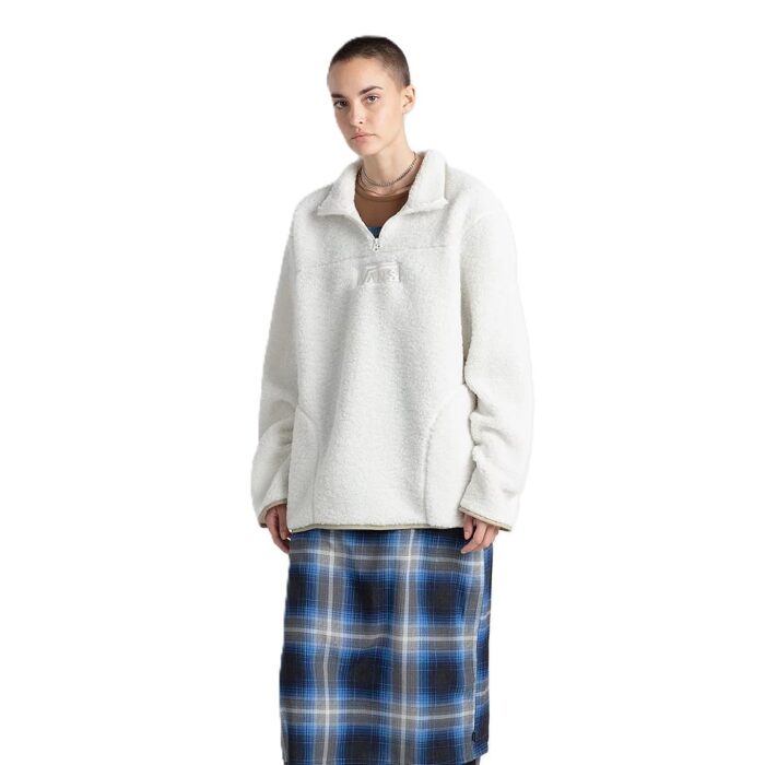 VANS BOXED SHERPA QUARTER ZIP FLEECE MARSHMALLOW - Image 8