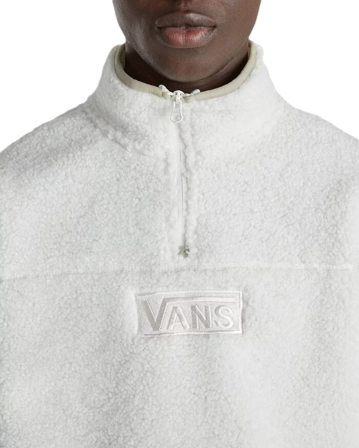 VANS BOXED SHERPA QUARTER ZIP FLEECE MARSHMALLOW - Image 4