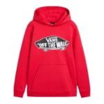 VANS BOYS STYLE 76 HOODIE RACING RED
