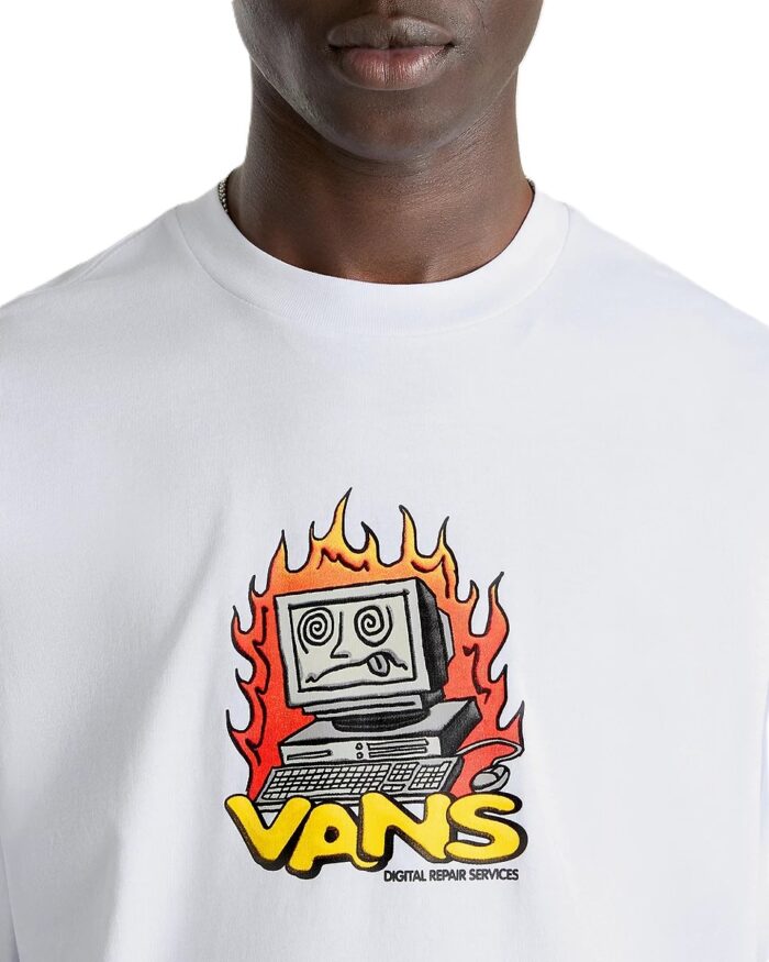 VANS DIGITAL REPAIR T-SHIRT WHITE - Image 5