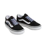 VANS KIDS OLD SKOOL SHOES BUTTERFLY KISSES BLACK MULTI - Image 2