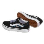 VANS KIDS OLD SKOOL SHOES BUTTERFLY KISSES BLACK MULTI - Image 3