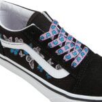VANS KIDS OLD SKOOL SHOES BUTTERFLY KISSES BLACK MULTI - Image 4