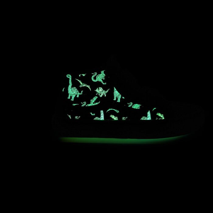 VANS KIDS SK8-MID REISSUE SHOES GLOW DINO MULTI TRUE WHITE - Image 5