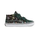 VANS KIDS SK8-MID REISSUE SHOES GLOW DINO MULTI TRUE WHITE