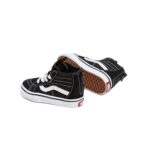 VANS TODDLER SK8-HI ZIP SHOES BLACK WHITE - Image 3