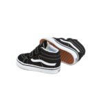 VANS TODDLER SK8-MID REISSUE V SHOES BLACK TRUE WHITE - Image 3