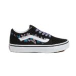 VANS KIDS OLD SKOOL SHOES BUTTERFLY KISSES BLACK MULTI