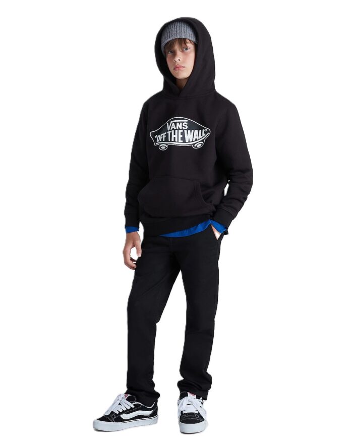 VANS BOYS STYLE 76 HOODIE BLACK - Image 5