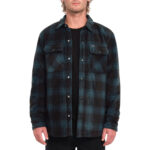 VOLCOM BOWERED FLEECE SHIRT EVERGREEN