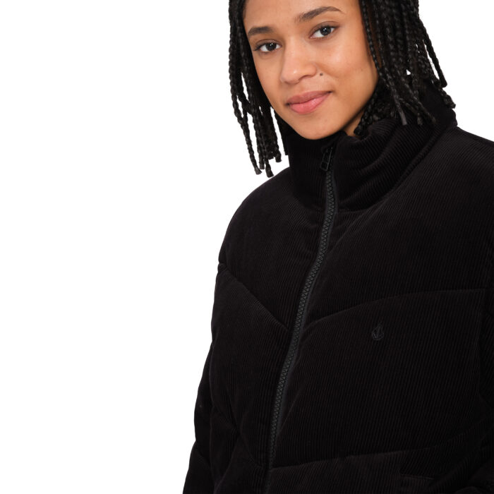 VOLCOM CORD'N PUFF JACKET BLACK - Image 5