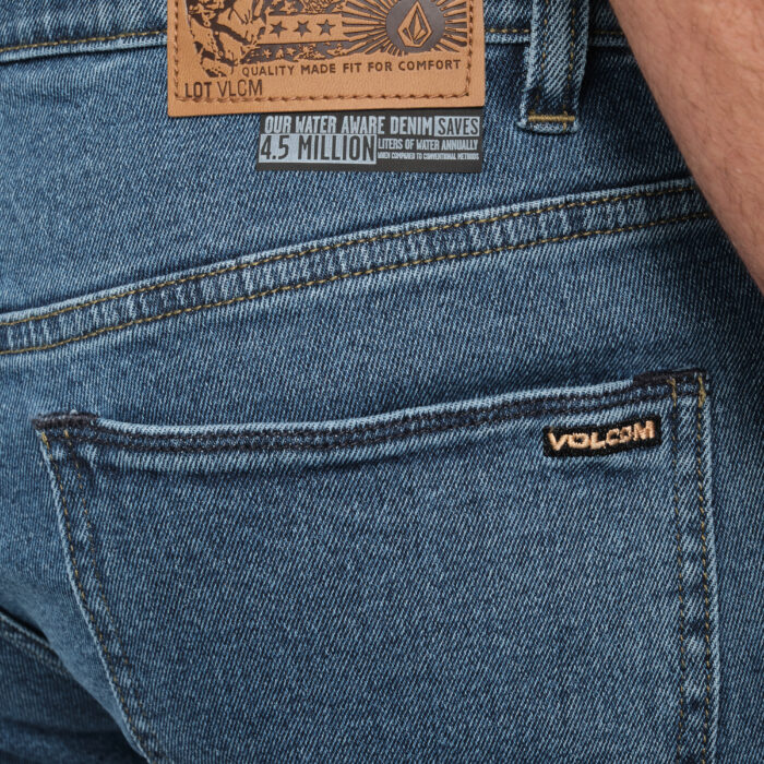 VOLCOM SOLVER DENIM WASHED BLUE - Image 4