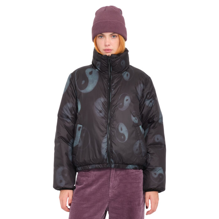 VOLCOM STONE SENSE PUFF REVERSIBLE JACKET BLACK - Image 6