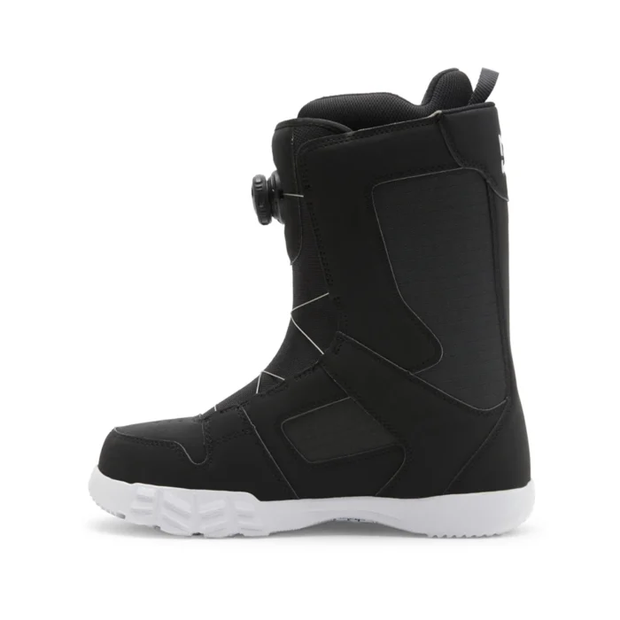 DC PHASE BOA SNOWBOARD BOOTS BLACK WHITE - Image 3