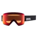 ANON M5 FLAT TORIC MFI SNOW GOGGLES BLACK PERCEIVE SUNNY RED PERCEIVE CLOUDY BURST - Image 3