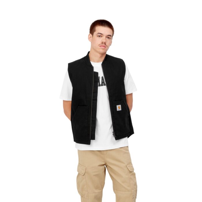 CARHARTT WIP CLASSIC VEST JACKET BLACK RIGID - Image 4