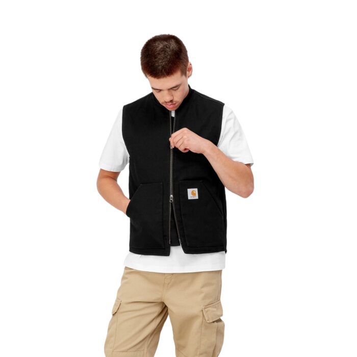 CARHARTT WIP CLASSIC VEST JACKET BLACK RIGID - Image 6