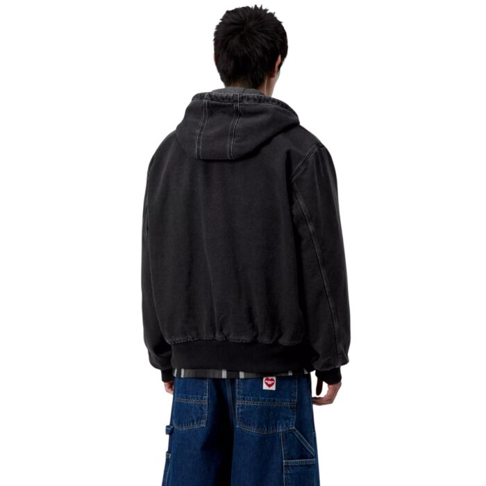 CARHARTT WIP OG ACTIVE JACKET BLACK STONE WASHED - Image 5