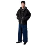 CARHARTT WIP OG ACTIVE JACKET BLACK STONE WASHED - Image 7