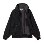 CARHARTT WIP OG ACTIVE JACKET BLACK STONE WASHED - Image 3