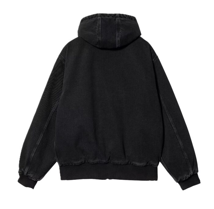 CARHARTT WIP OG ACTIVE JACKET BLACK STONE WASHED - Image 2
