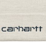 CARHARTT WIP SCRIPT BEANIE WAX DUCK BLUE - Image 3