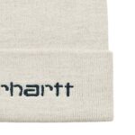 CARHARTT WIP SCRIPT BEANIE WAX DUCK BLUE - Image 2