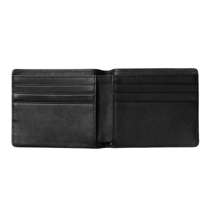 CARHARTT WIP VEGAS BILLFOLD WALLET BLACK SILVER - Image 3
