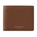 CARHARTT WIP VEGAS BILLFOLD WALLET COGNAC GOLD