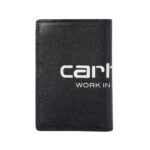 CARHARTT WIP VEGAS VERTICAL WALLET BLACK BLACK WHITE - Image 2